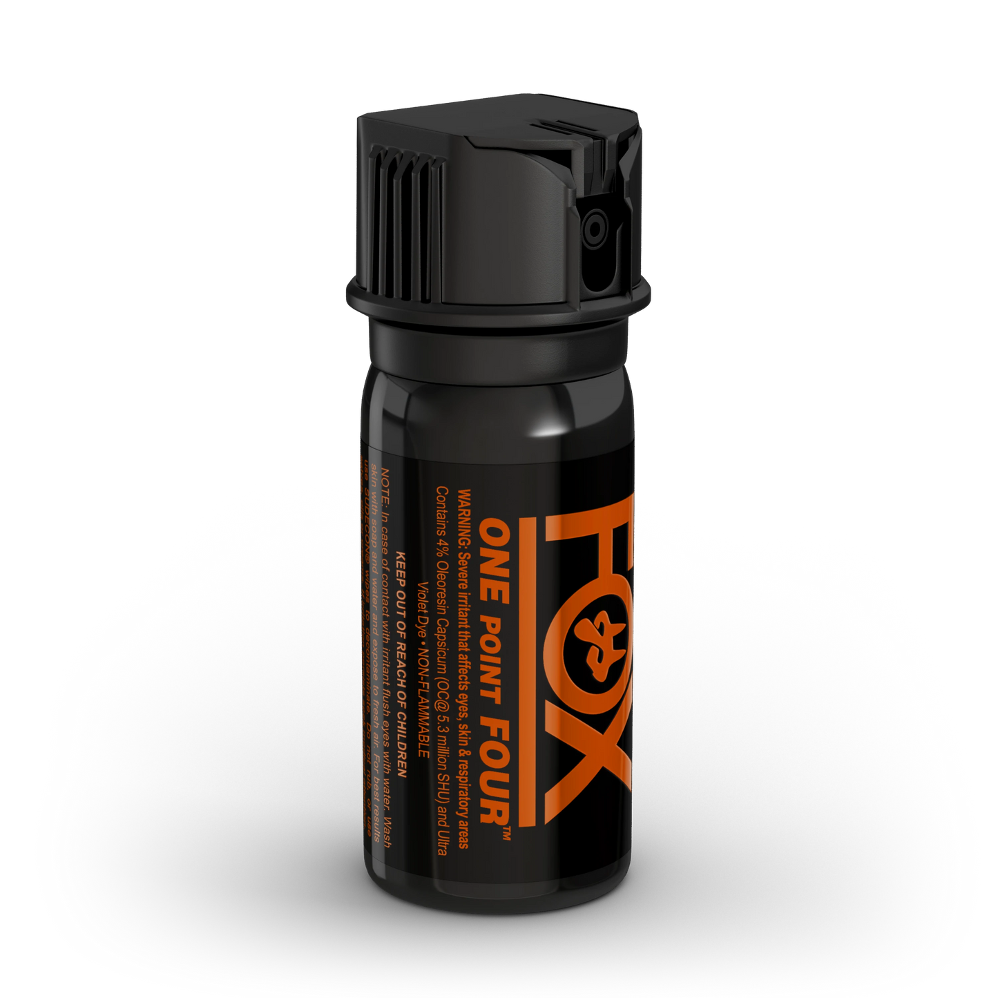 One Point Four® Hottest Pepper Spray with 1.4 MC plus UV Marking Dye, 3 Ounce Stream