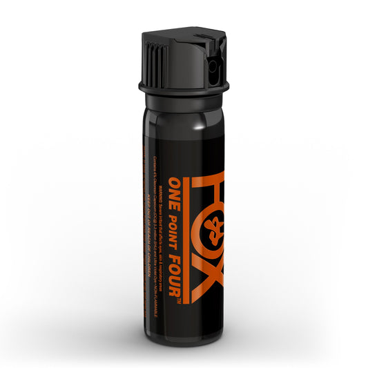 One Point Four® Hottest Pepper Spray with 1.4 MC plus UV Marking Dye, 4oz Cone Fog Spray