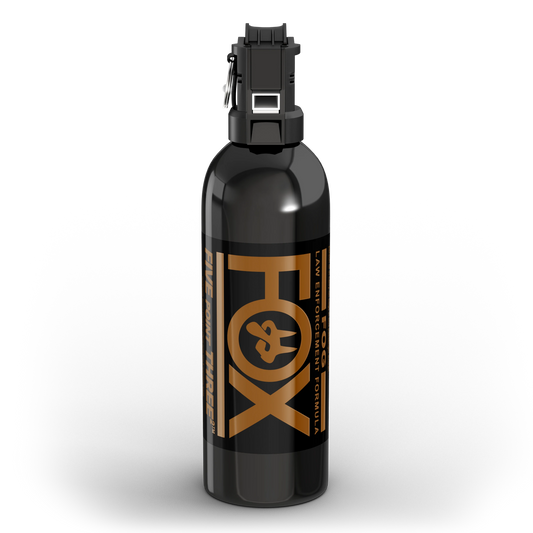 FIVE POINT THREE "Lite" DB Law Enforcement Pepper Spray, 2% Formula, 12 oz Pistol Grip Crowd Control Cone Fog Spray