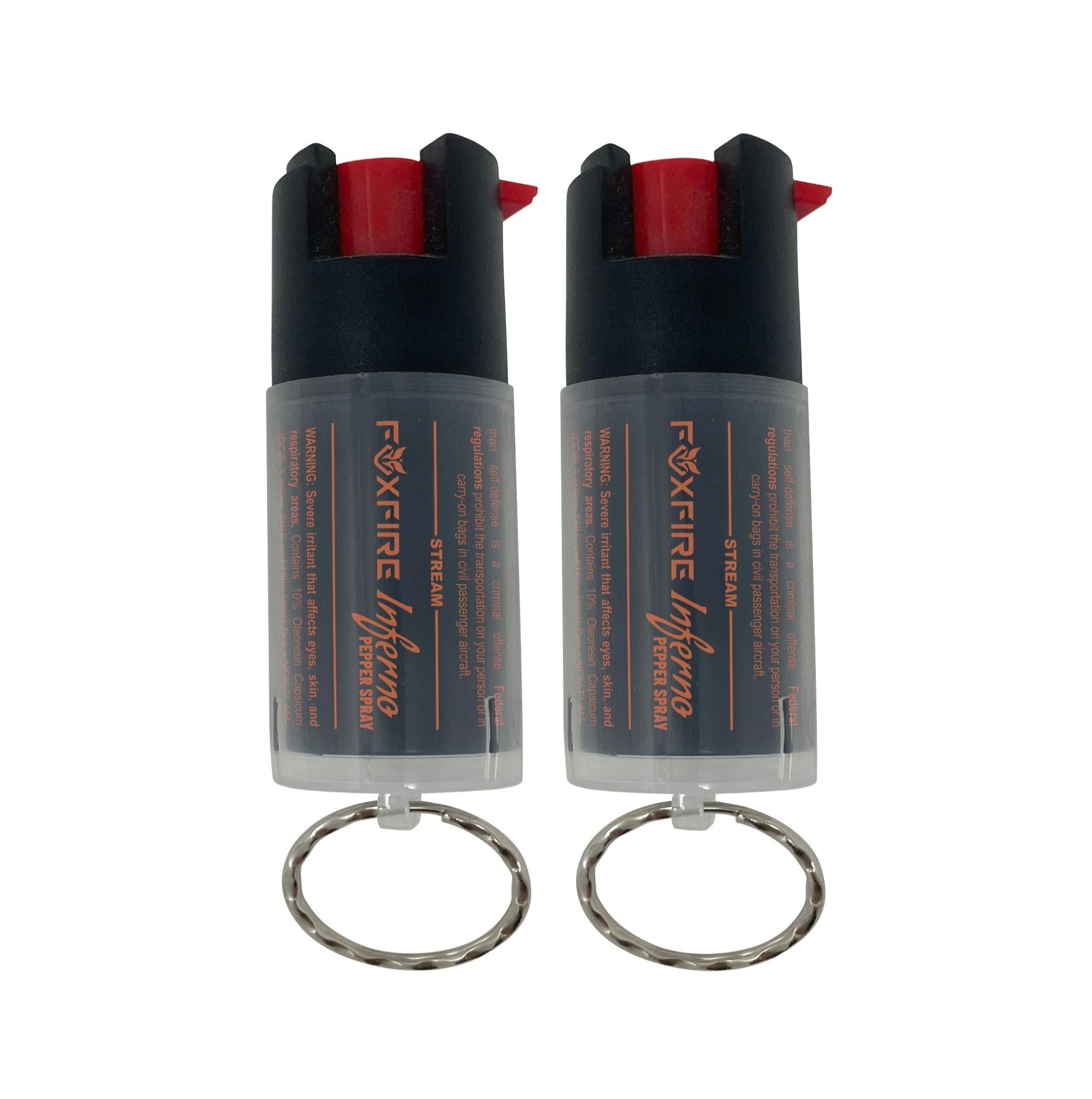 FoxFire® Inferno Pepper Spray (1/2 Ounce Twin Pack) with Key Ring