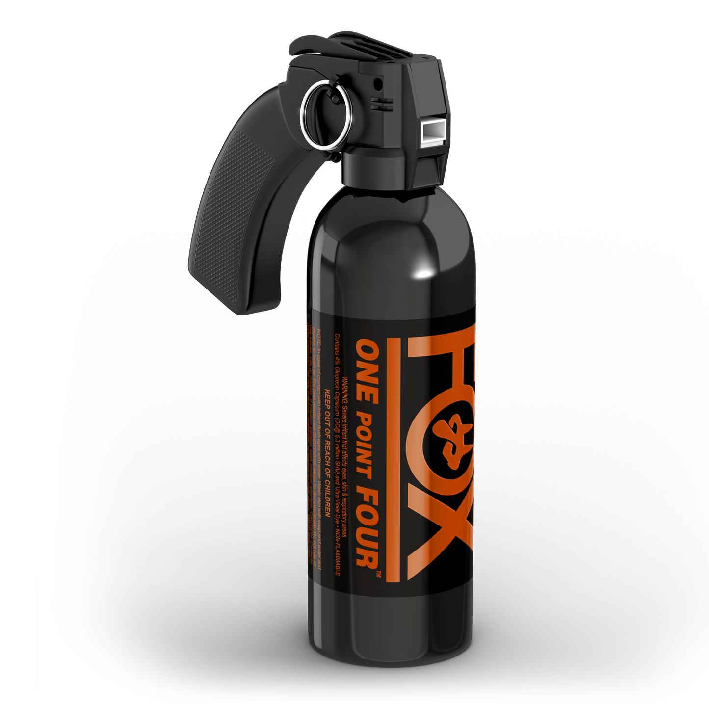 One Point Four® Hottest Pepper Spray with 1.4 MC plus UV Marking Dye, 16 oz Crowd Control Cone Fog Spray