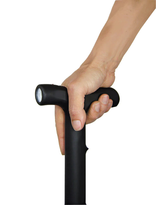1,000,000 Volt Stun Gun Walking Cane with Flashlight and Carrying Case by Zap