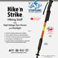 950,000 Volt Hike-N-Strike Hiking Staff with Stun Gun and Flashlight
