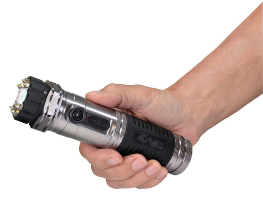 1,000,000 Volt Zap Light Stun Gun with Flashlight and Rechargeable Battery